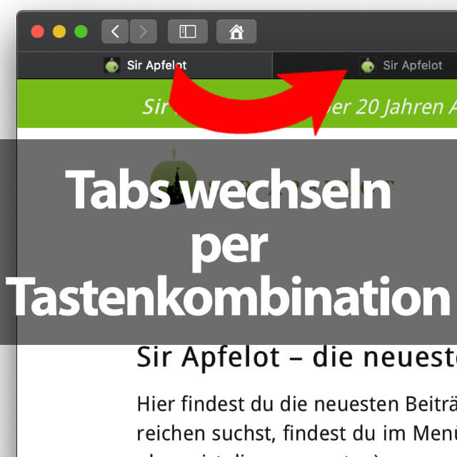 mac shortcut for moving tabs in chrome